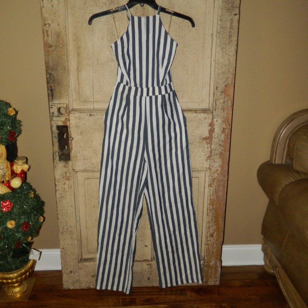 Fantastic Fawn One Pc Jumpsuit Stripe Size Small (W-35)